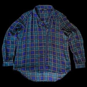 Kooples Plaid Blouse